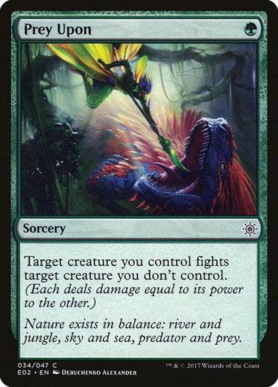 Prey Upon (Explorers of Ixalan) Light Play