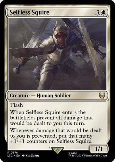 Selfless Squire (Commander: The Lord of the Rings: Tales of Middle-earth) Light Play