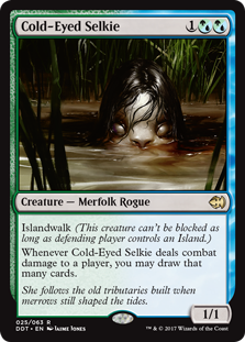 Cold-Eyed Selkie (Duel Decks: Merfolk vs Goblins) Light Play