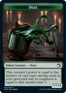 Ooze Token (Innistrad: Midnight Hunt) Light Play
