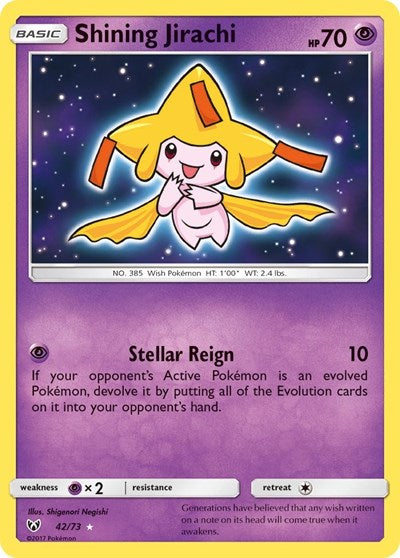 Shining Jirachi (Shining Legends) Light Play