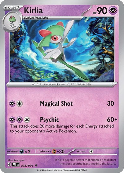 Kirlia (SV: Paldean Fates) Light Play