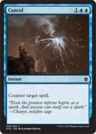 Cancel (Khans of Tarkir) Light Play