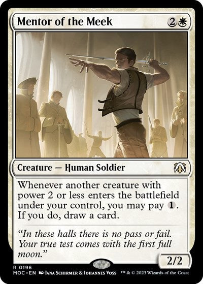 Mentor of the Meek (Commander: March of the Machine) Light Play