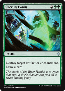 Slice in Twain (Ixalan) Light Play