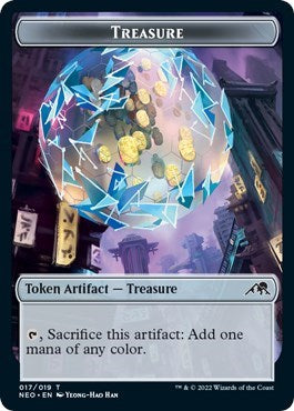 Treasure Token (Kamigawa: Neon Dynasty) Light Play