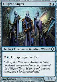 Filigree Sages (Shards of Alara) Light Play
