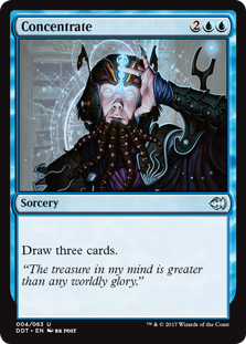 Concentrate (Duel Decks: Merfolk vs Goblins) Light Play