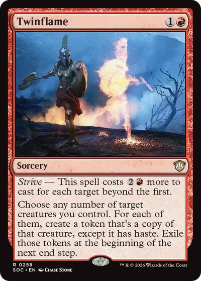 Twinflame (Commander: Secrets of Strixhaven) Light Play