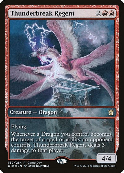 Thunderbreak Regent (Promos: Game Day and Store Championship) Light Play Foil