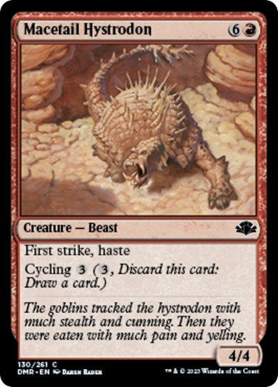 Macetail Hystrodon (Dominaria Remastered) Light Play
