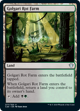 Golgari Rot Farm (Commander 2020 Ikoria) Light Play