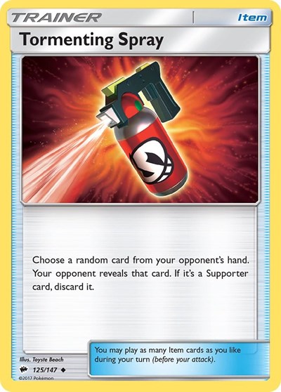 Tormenting Spray (SM - Burning Shadows) Medium Play Reverse Holofoil