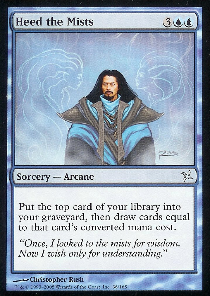Heed the Mists (Betrayers of Kamigawa) Light Play