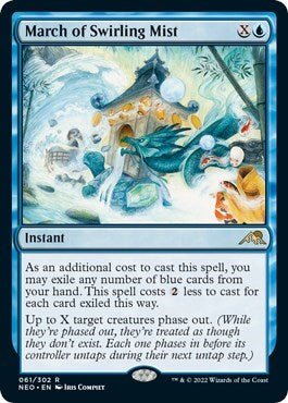 March of Swirling Mist (Kamigawa: Neon Dynasty) Light Play
