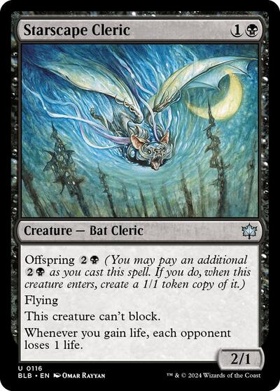 Starscape Cleric (Bloomburrow) Light Play Foil