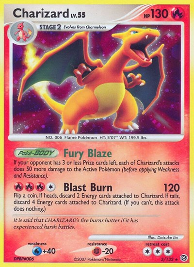 Charizard (Secret Wonders) Light Play