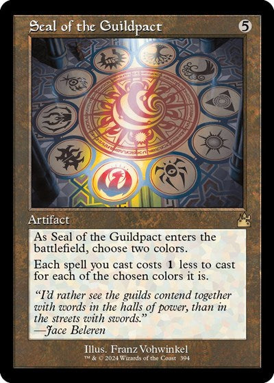 Seal of the Guildpact (Retro Frame) (Ravnica Remastered) Light Play Foil