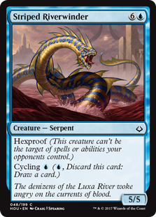 Striped Riverwinder (Hour of Devastation) Light Play