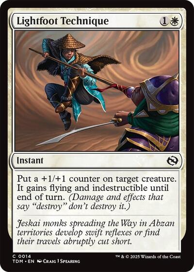 Lightfoot Technique (Tarkir: Dragonstorm) Light Play