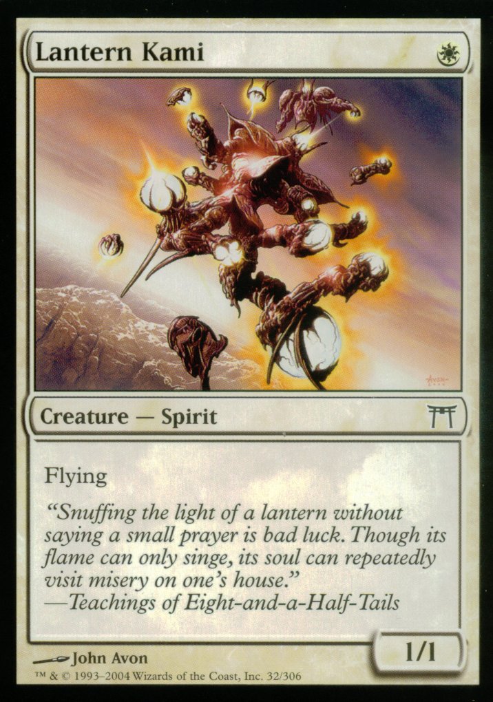Lantern Kami (Champions of Kamigawa) Light Play