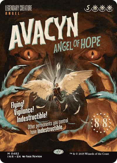 Avacyn, Angel of Hope (Showcase) (Innistrad Remastered) Light Play Foil