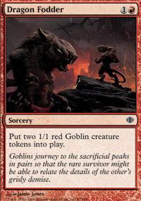 Dragon Fodder (Shards of Alara) Light Play