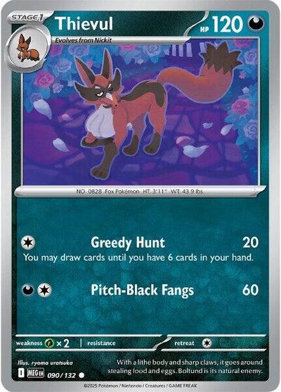Thievul (ME01: Mega Evolution) Light Play Reverse Holofoil