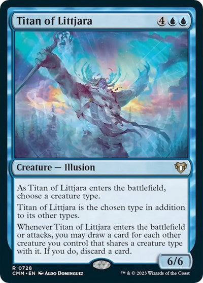 Titan of Littjara (Commander Masters) Light Play