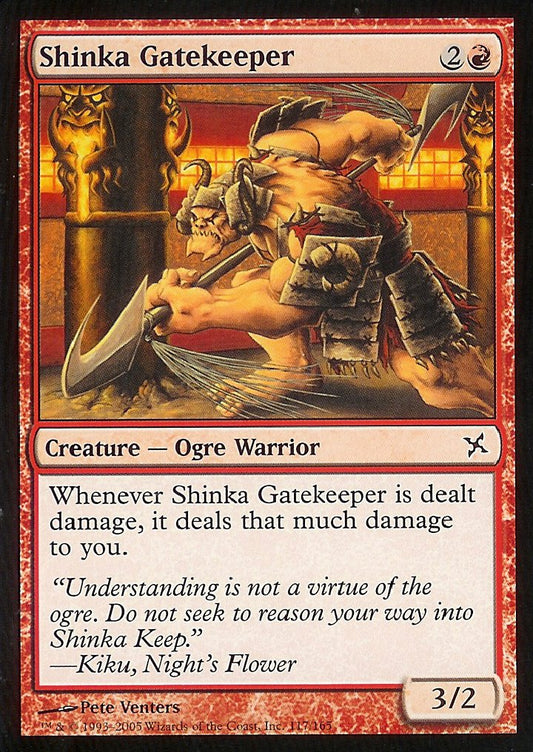 Shinka Gatekeeper (Betrayers of Kamigawa) Light Play
