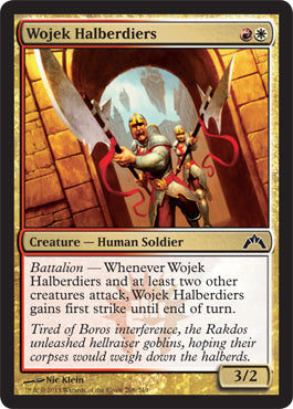 Wojek Halberdiers (Gatecrash) Light Play