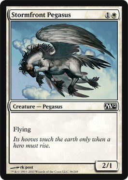 Stormfront Pegasus (Magic 2012 Core Set) Light Play