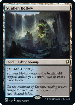 Sunken Hollow (Commander Legends: Battle for Baldur's Gate) Light Play