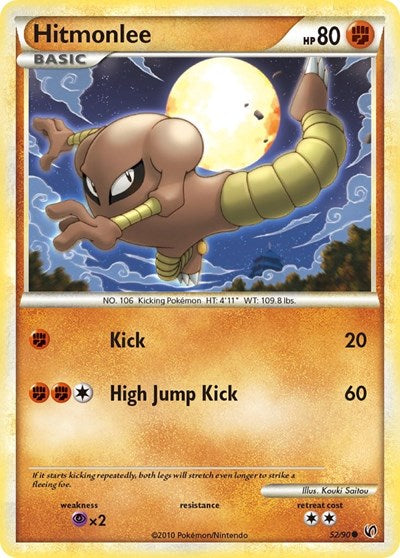 Hitmonlee (Undaunted) Light Play