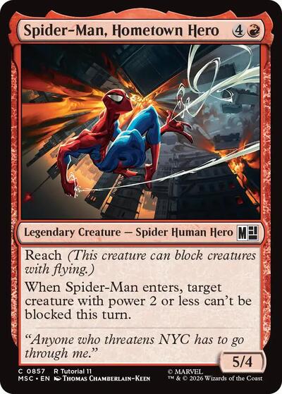 Spider-Man, Hometown Hero (Commander: Marvel Super Heroes) Light Play