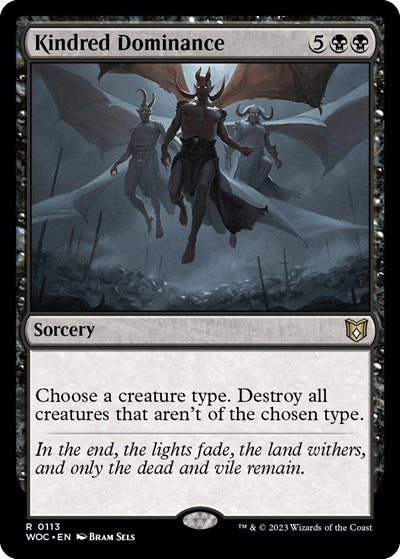 Kindred Dominance (Commander: Wilds of Eldraine) Near Mint