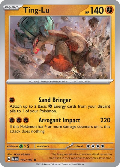 Ting-Lu (Scarlet and Violet: Paradox Rift) Light Play Holofoil