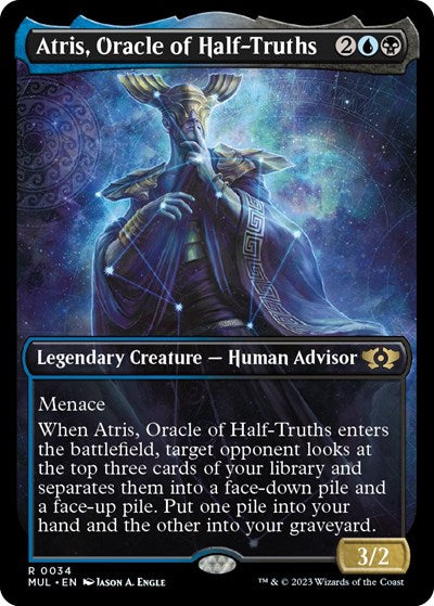Atris, Oracle of Half-Truths (March of the Machine: Multiverse Legends) Light Play