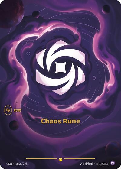 Chaos Rune (Alternate Art) (Origins) Light Play Foil