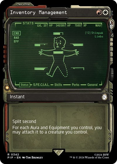 Inventory Management (Showcase) (Universes Beyond: Fallout) Near Mint Foil