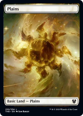 Plains (250) (Theros Beyond Death) Light Play Foil