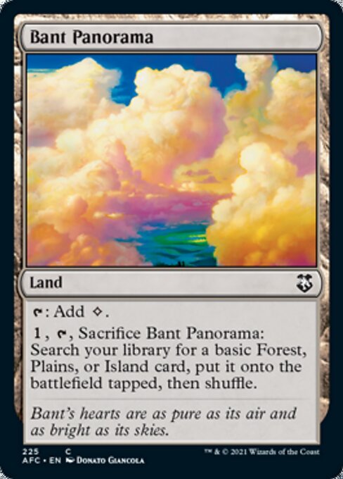 Bant Panorama (Commander 2021 Forgotten Realms) Light Play