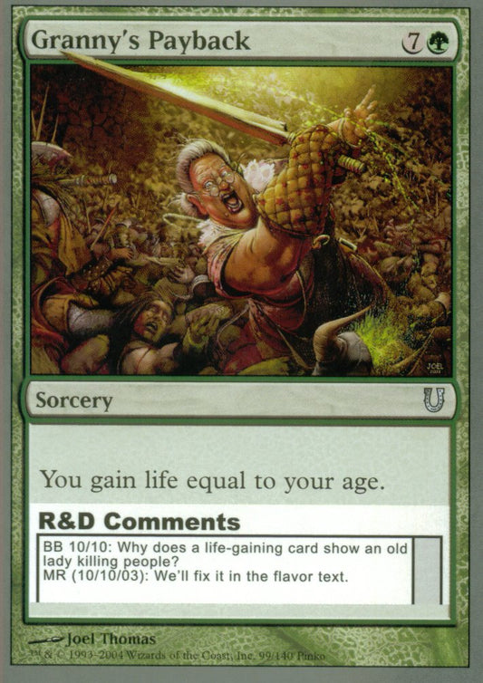 Granny's Payback (Unhinged) Light Play