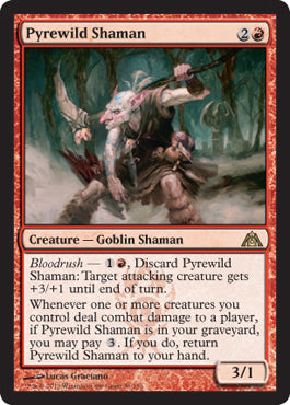 Pyrewild Shaman (Dragon's Maze) Damaged / Poor