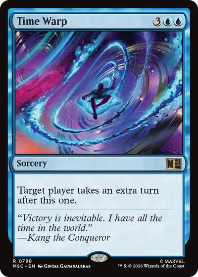 Time Warp (Commander: Marvel Super Heroes) Light Play Foil