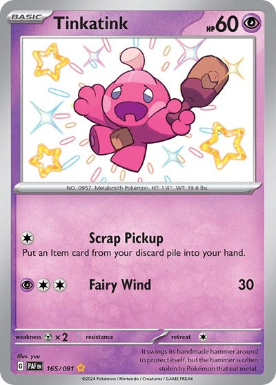 Tinkatink (SV: Paldean Fates) Light Play Holofoil