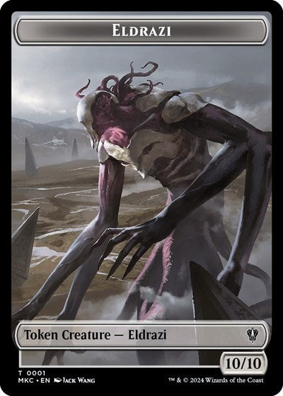 Eldrazi / Tiny Double-Sided Token (Commander: Murders at Karlov Manor) Light Play