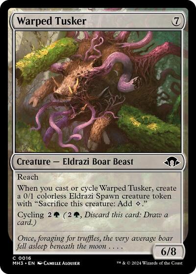 Warped Tusker (Modern Horizons 3) Light Play