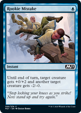 Rookie Mistake (Magic 2021 Core Set) Light Play