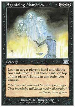 Agonizing Memories (Classic 6th Edition) Heavy Play